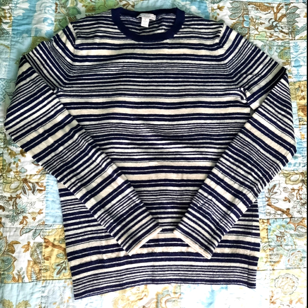 Gap Merino Crew St Navy Uniform Sweater sz S
